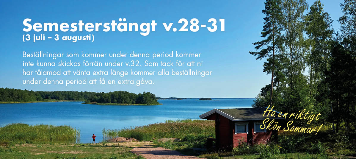 Semesterstängt 2026